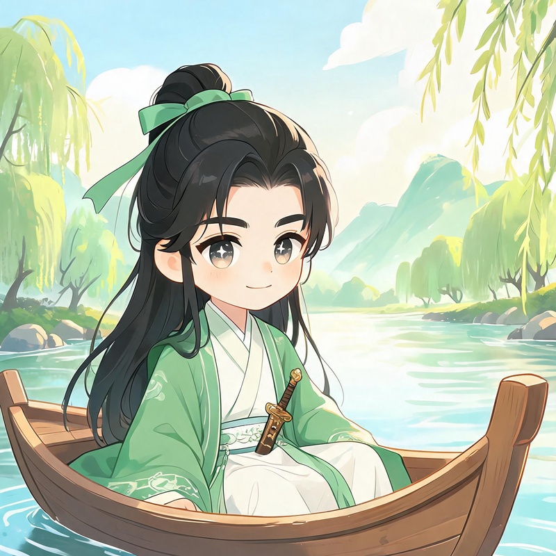 乘船渡河