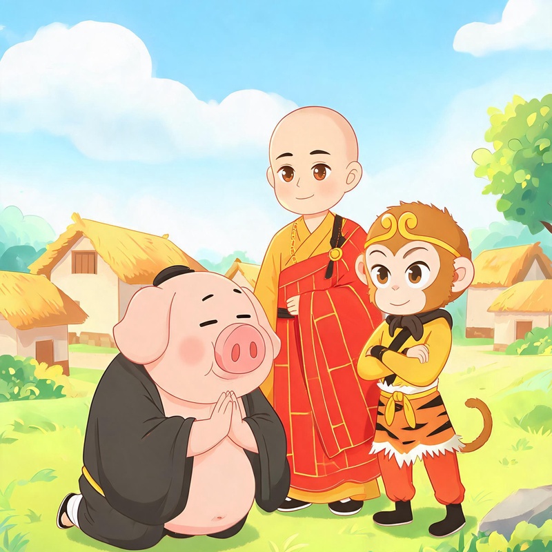拜师取名八戒
