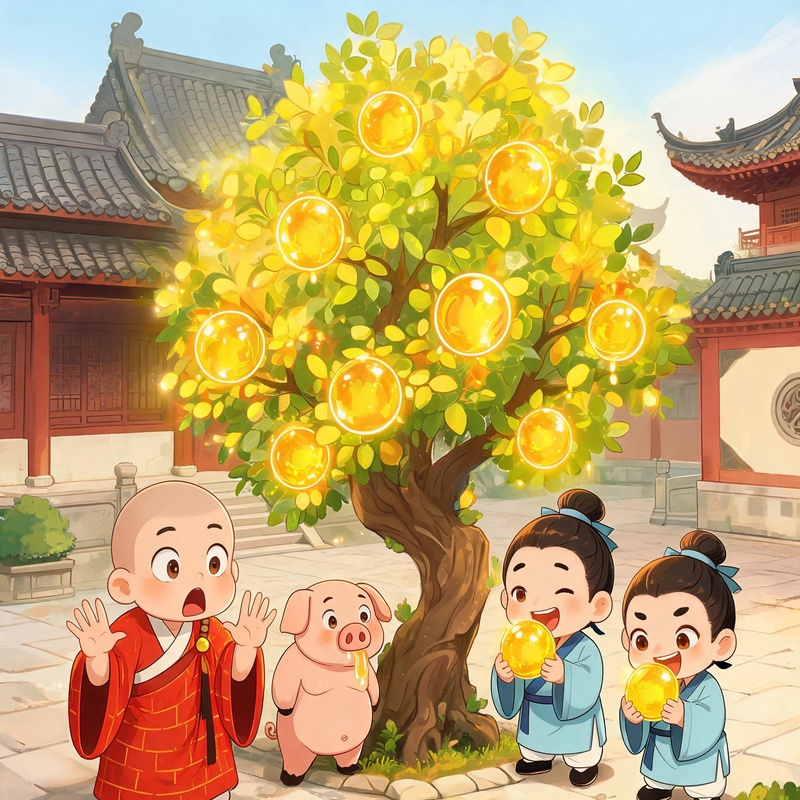 果子像小娃娃
